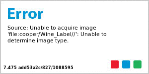 Glow Rectangle Wine Label