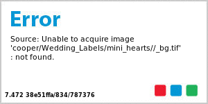 Mini Hearts Heart Wedding Labels