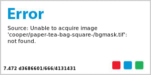 Custom Paper Tea Bag Large Square Food & Craft Label
