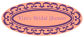 Monarch Large Oval Bridal Shower Label
