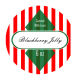 Blackberry Small Circle Christmas Canning Labels 1.5x1.5