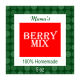 Citrus Mix Small Square Christmas Canning Labels 1.5x1.5