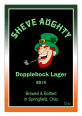 Sheve Aughty Bock Rectangle Irish Beer Labels