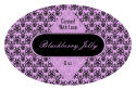 Blackberry Oval Canning Labels 2.25x3.5