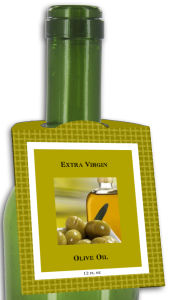 Olive Oil Rounded Bottle Tags