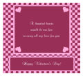 Valentines Day Hundred Hearts Standard Square Labels
