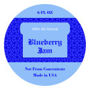 Blueberry Jam Wide Mouth Ball Jar Topper Insert