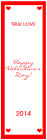 Valentine Mini Hearts Vertical Rectangle
