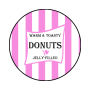 Custom Carnival Circle Donut Label
