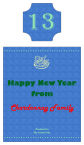 New Year Party Family Labels 2.5x4.5