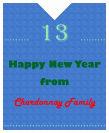 New Year Family Rectangle Labels 3.25x4
