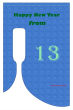 New Year Family Rectangle Labels 2.25x3.5
