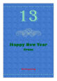 New Year Family Small Rectangle Labels 1.875x2.75