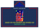 Happy Holidays New Year Rectangle Labels 4.25x3