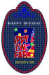 Happy Holidays New Year Vertical Oval Labels
