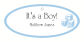 ABC Baby Big Oval Baby Favor Tag
