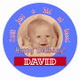 Circle Kid Birthday Label
