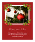 Holly Jolly Vertical Big Rectangle Label