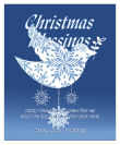 Vertical Big Rectangle Hanging Dove Christmas Labels