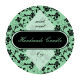 Floral Small Circle Candle Labels