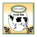Cow Patch Large Square Food & Craft Label