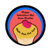 Cupcake Circle Food & Craft Label