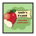Your Brand Apple Large Square Food & Craft Label