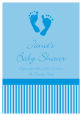 Footprints Baby Rectangle Baby Labels