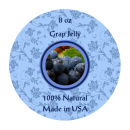 Grape Jelly Wide Mouth Ball Jar Topper Insert