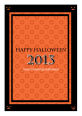 Jack O Lantern Halloween Vertical Rectangle Labels 1.875x2.75