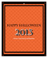 Jack O Lantern Halloween Big Rectangle Favor Tag 3.25x4