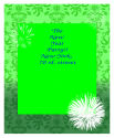 New Year Party Text Rectangle Labels 3.5x3.75