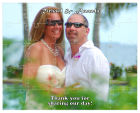 Photo with Text Wedding Puzzle 8x10,