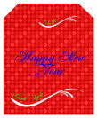 Happy New Year Wine Labels 3.25x4