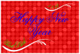 Happy New Year Horizontal Rectangle Labels 1.875x2.75