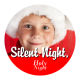 Small Circle Photo Christmas Labels Text