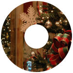 CD Photo Christmas Labels