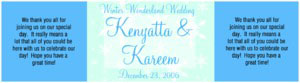 Winter Water Bottle Labels