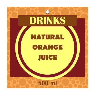 Geometric Canning Favor Tags