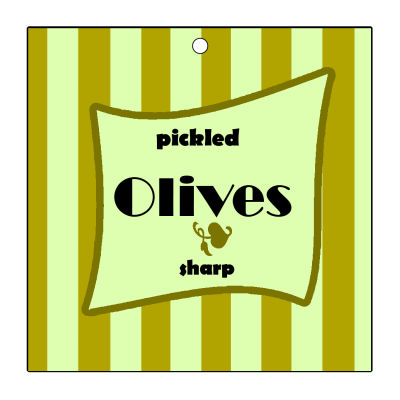Carnival Canning Favor Tags