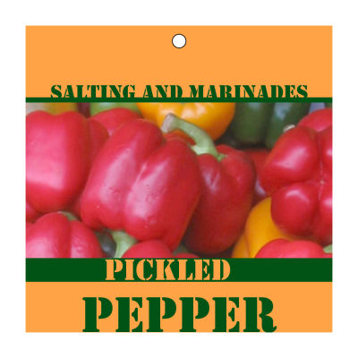 Hush Puppy Canning Favor Tags