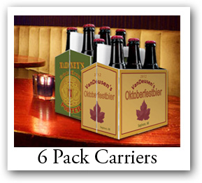 Design your own custom beer bottle boxes. six pack carriers
