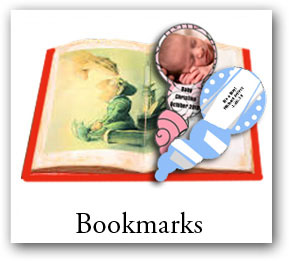 custom bookmarks with photo, birthday bookmarks