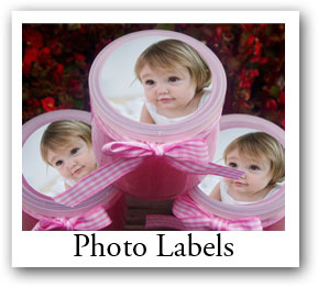 Photo Labels - Custom baby shower Photo Labels - Custom Photo Labels, customizable baby shower labels