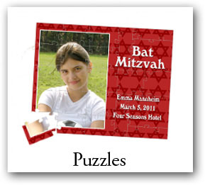 Personalized Bar Mitzvah and Bat Mitzvah Puzzles