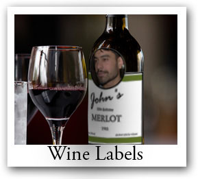Bat - Bat Mitzvah wine labels with custom photo and text