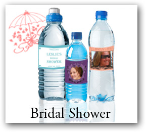 Bridal Shower waterbottle labels
