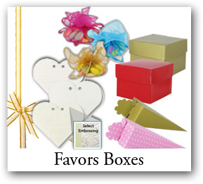 favor boxes, bath products wraps