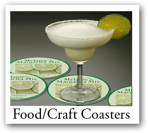 Personalized coasters, custom coasters, beer coasters