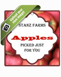 Apple Dumpling Food and Craft Label Hang Tags